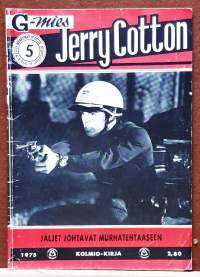 G-mies Jerry Cotton 5/1975 - Jäljet johtavat murhatehtaaseen.(Aikakauslehti, lukulehti)