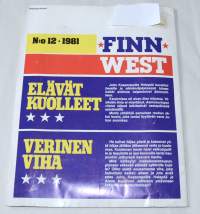 Finn West  12 1981  Elävät kuolleet / Verinen viha
