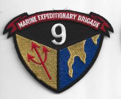 ). Marine Expediitionary Brigade / 9. merijalkaväkiprikaati (Yhdysvallat) - hihamerkki