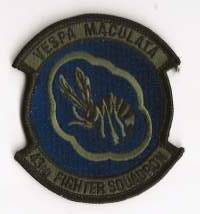 Vespa maculata 43, Fighter Souadro/  43d Hävittäjälaivueen tunnus USA  - hihamerkki