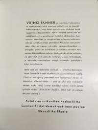 Väinö Tanner 60 vuotta 12.3. 1941