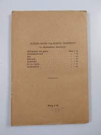 Karkurit : näytelmä viidessä näytöksessä (1909)