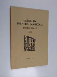 Åggelby Svenska samskola Läsaret 1936-37 26