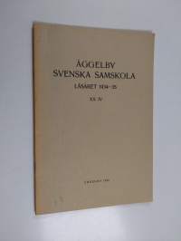 Åggelby svenska samskola Läsaret 1934-35 24