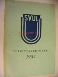 Suomen voimistelu- ja urheiluliiton toimintakertomus 1957