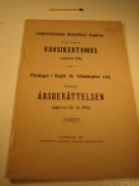 Langettavatautisten Hoitoyhdistys Kuopiossa, vuosikertomus 1907 (och samma på svenska)