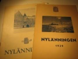 Nylänningen 1939 Juni ja Nylänningen 1946 December - två svenskspråkiga studentblad