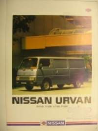 Nissan Urvan 1985 -myyntiesite