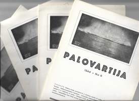 Palovartija 1944 nr  3, 4, 5 ja 6  yht 4 lehteä