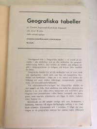 Geografiska tabeller