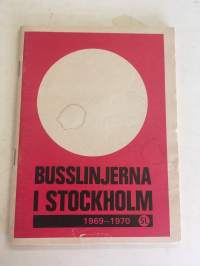 Busslinjerna i Stockholm 1969-1970