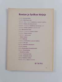 Kemian työkirja keskikoulua varten