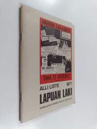 Lapuan laki : 1920- ja -30-luvun suomalaisesta fasismista kertovan lyhytfilmin käsikirjoitus