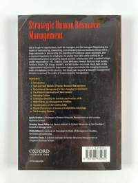 Strategic human resource management : coroprate rhetoric and human reality