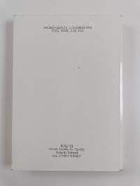 EOQ 93 world quality congress Helsinki, Finland : Proceedings : Volume 1
