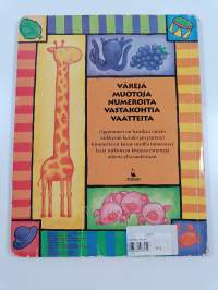 Säihkyvä kuvakirja : Värejä, muotoja, numeroita, vastakohtia, vaatteita