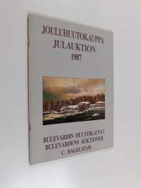 Jouluhuutokauppa keskiviikkona 25.11.1987 = Julauktion onsdag 25.11.1987 - Bulevardin huutokaupat _ Bulevardens auktioner