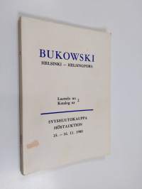 Bukowski, Helsinki - Helsingfors : Syyshuutokauppa 1980 - Luettelo no/Katalog nr 2