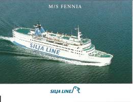 Ms Fennia - laivakortti, laivapostikortti kulkematon
