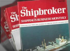 The Shipboker Shipping´s business monthly 1981- 1984 lehtiä yht 10 kpl erä