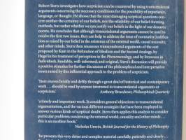Transcendental Arguments and Scepticism - Answering the Question of Justification