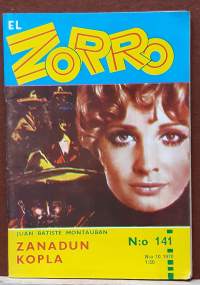 El Zorro - Zanadun kopla.  N:o 141  N:o 10 1970. (Kioskikirjallisuus, lukulehdet, seikkailulukemisto)