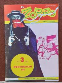 El Zorro - Portugalin tie.   N:o 3 1980. (Kioskikirjallisuus, lukulehdet, seikkailulukemisto)