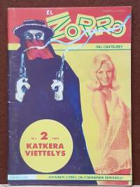 El Zorro - Katkera viettelys.   N:o 2 1984. (Kioskikirjallisuus, lukulehdet, seikkailulukemisto)