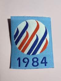 1984 Hiihtomerkki -kangasmerkki / badge