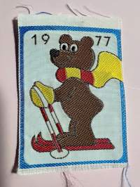 1977 Hiihtomerkki -kangasmerkki / badge