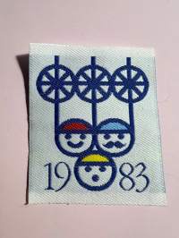 1983 Hiihtomerkki -kangasmerkki / badge