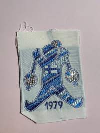 1979 Hiihtomerkki -kangasmerkki / badge