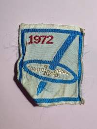 1972 Hiihtomerkki -kangasmerkki / badge