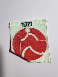 1971 Hiihtomerkki -kangasmerkki / badge