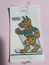 1978 Hiihtomerkki -kangasmerkki / badge