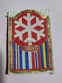 1968 Hiihtomerkki -kangasmerkki / badge