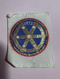 1973 Hiihtomerkki -kangasmerkki / badge