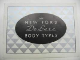 The New Ford De Luxe Body types -myyntiesite kopio