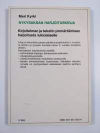 Nykysaksan harjoituskirja : kirjoitelman ja tekstin ymmärtämisen harjoitusta lukiolaiselle