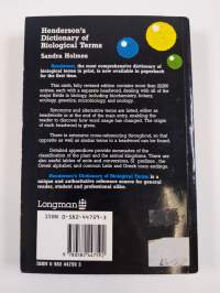 Henderson&#039;s dictionary of biological terms