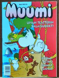 Muumi 8/1992 - Uivan teatterin salaisuudet.  (Sarjakuva - albumi, sopiva keräilykappaleeksi )
