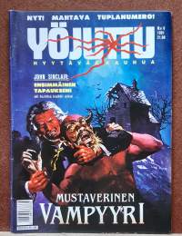 Yöjuttu 6/1991 - Mustaverinen vampyyri.  Tuplanumero.  (Lehti, kauhu, kioskikirjallisuus, sopiva keräilykappaleeksi)