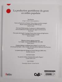 La production quotidienne du genre en milieu populaire