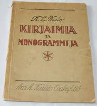 Kirjaimia ja monogrammeja
