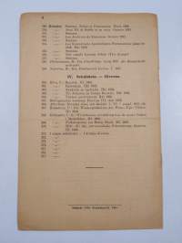 Kirjahuutokauppaluettelo : tässä luettelossa mainitut kirjat myydään numerojärjestyksessä huutokaupalla lauantaina 2 p. syysk. 1939 klo 14 Yleisessä huutokauppaka...