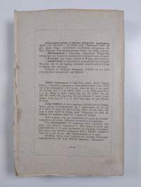 Tidskrift utgifven af Juridiska föreningen i Finland 1907 ; Bilaga