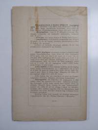 Tidskrift utgifven af Juridiska föreningen i Finland 1900 ; Bilaga