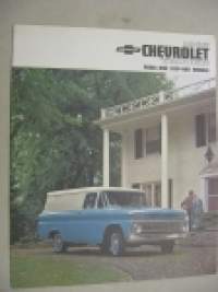 Chevrolet Trucks Panel and Step-Vans 1963 -myyntiesite