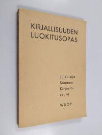 Kirjallisuuden luokitusopas : sovitelma Melvil Deweyn kymmenjärjestelmästä