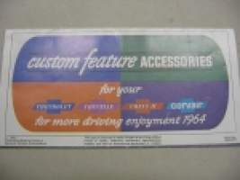 Chevrolet Custom Feature Accessories 1964 -myyntiesite